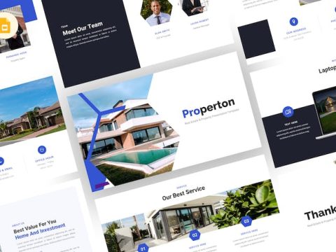 Properton - Real Estate Google Slides Template W2GHHTL