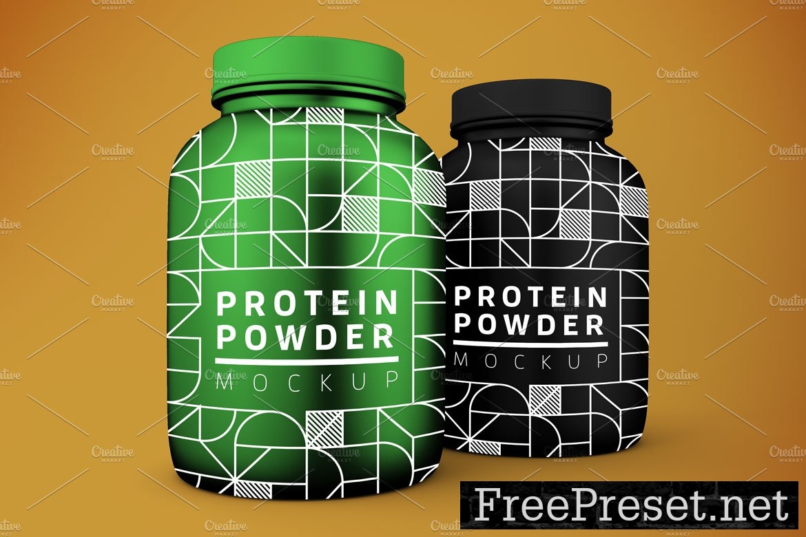 Protein Powder Mockup 7414955