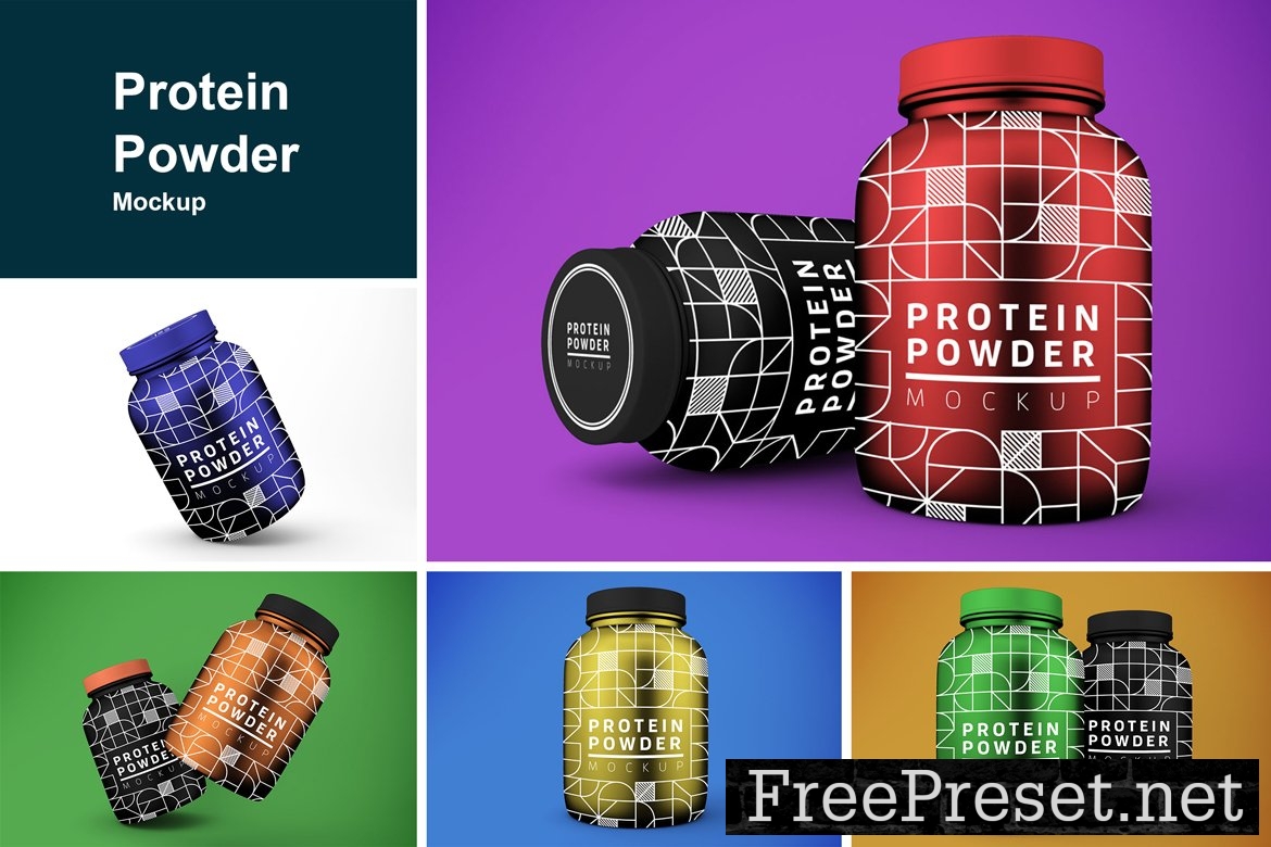 Protein Powder Mockup 7414955