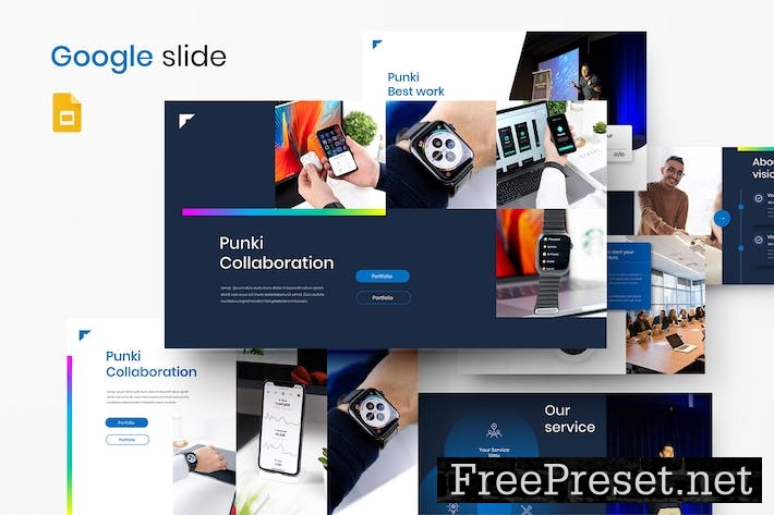 Punki - Business Google Slide Template YA478H3