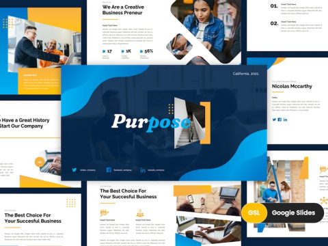 Purpose - Business Google Slides Template 9EN5CWM