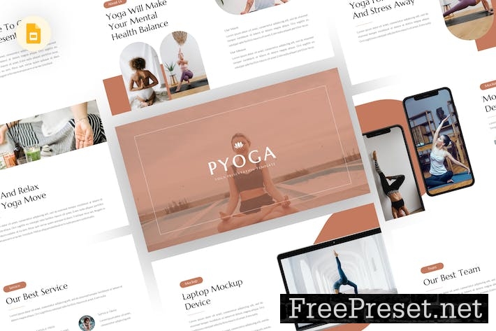 Pyoga - Yoga Google Slides Template