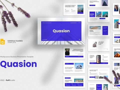 Quasion - Minimalist Google Slides Template X2Z8WW8