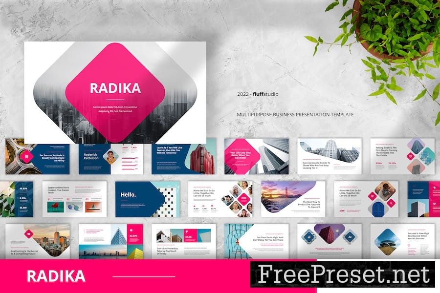 Radika - Multipurpose Google Slides Template 28BF67E