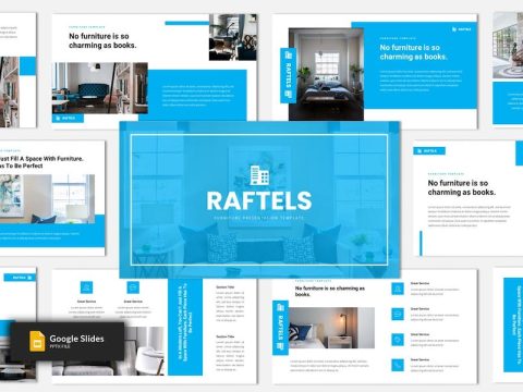 Raftels - Furniture Google Slides Template G7D87MG