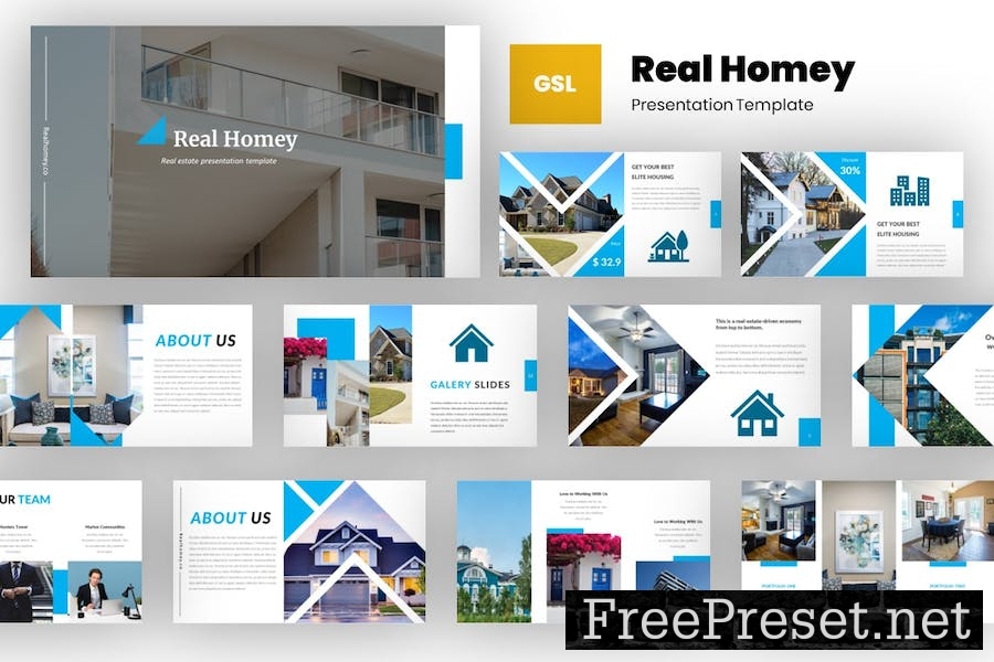 Real Homey - Real Estate Google Slides Template U6YS7G4