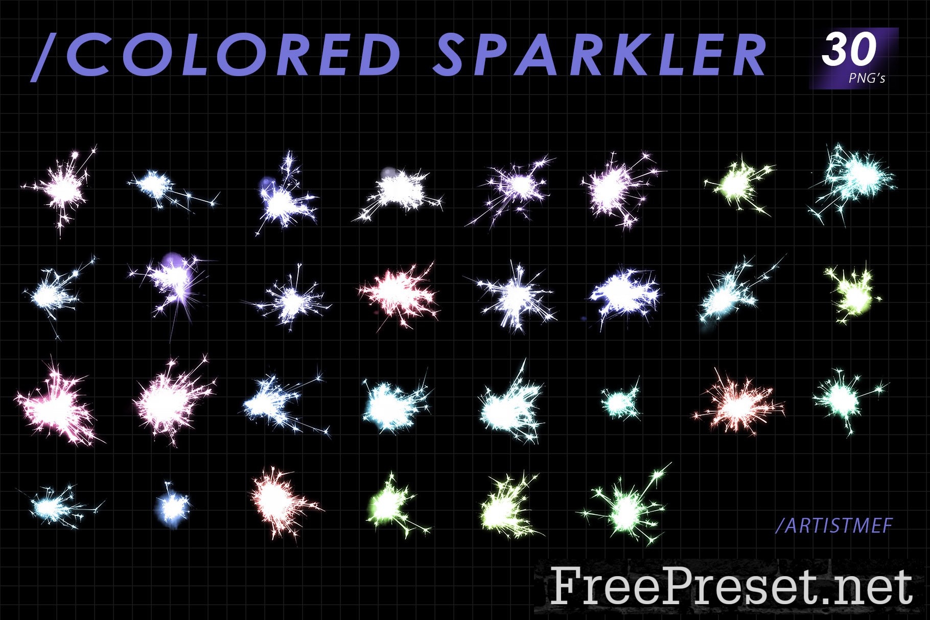 Real Sparkler Overlays 8034968