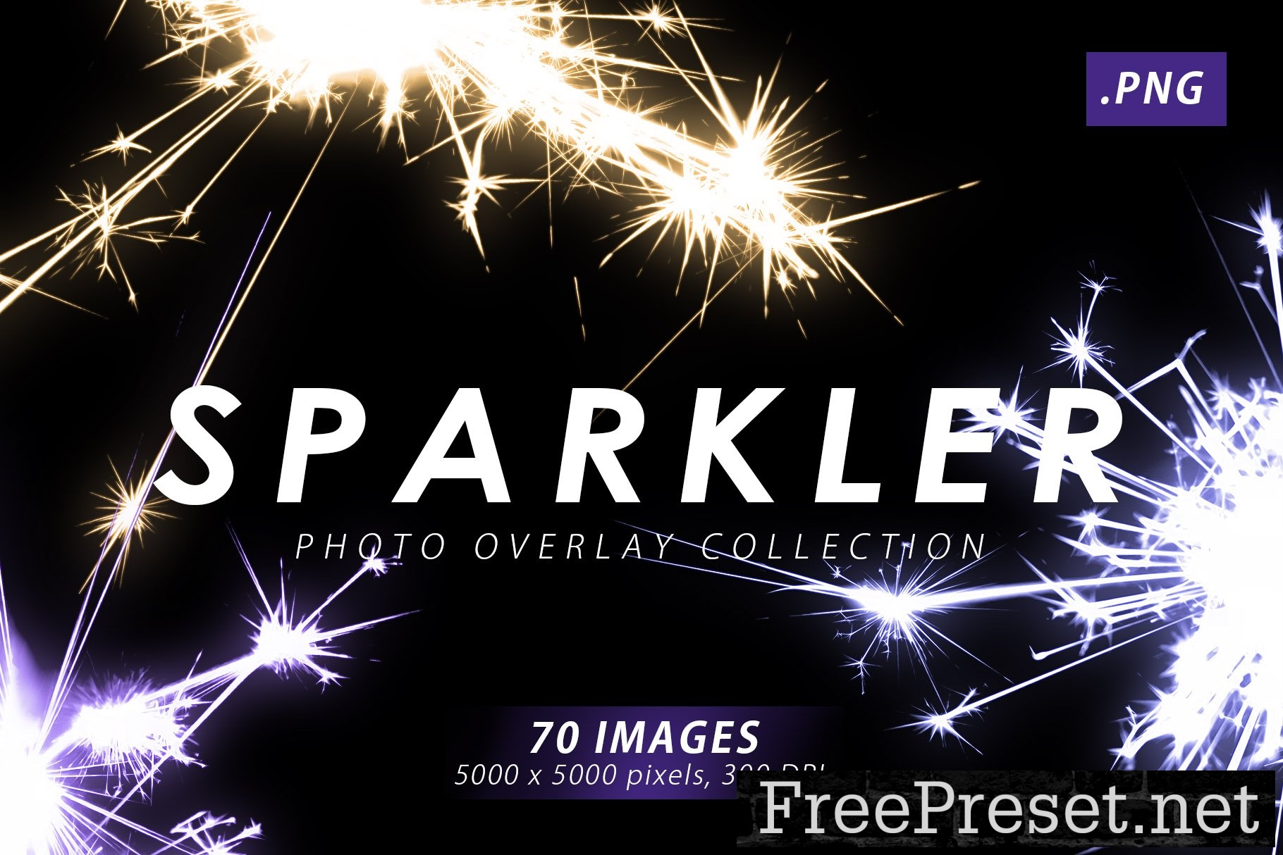 Real Sparkler Overlays 8034968