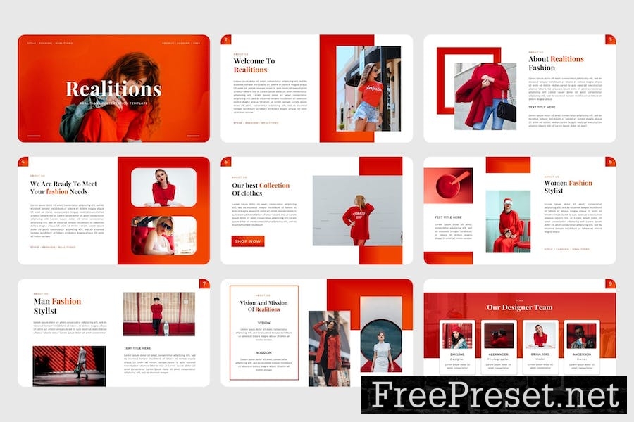 Realitions - Fashion Google Slides Template EYZ5CWP