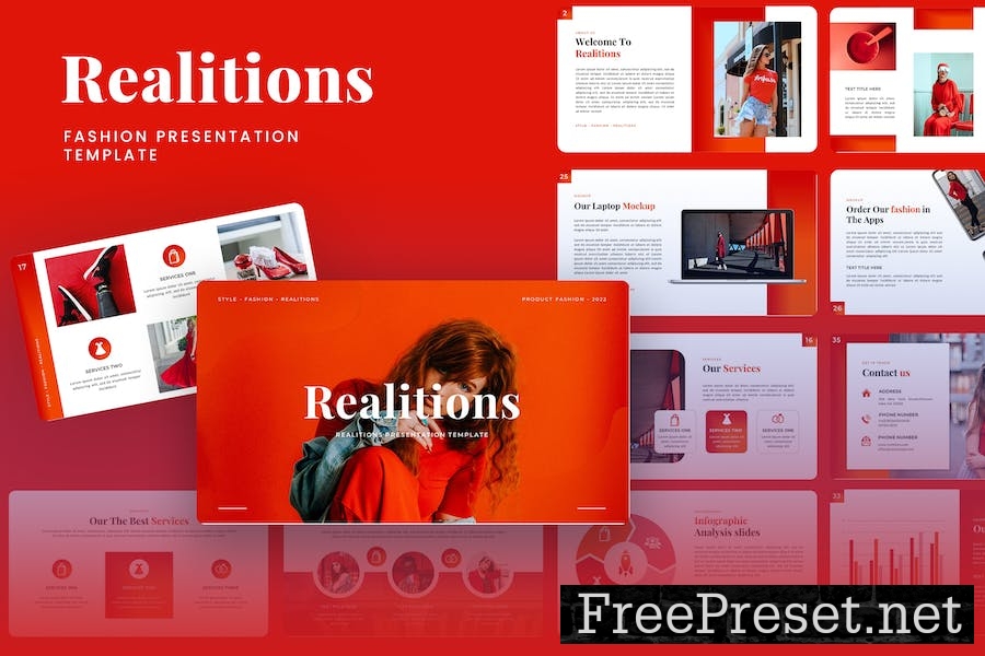 Realitions - Fashion Google Slides Template EYZ5CWP