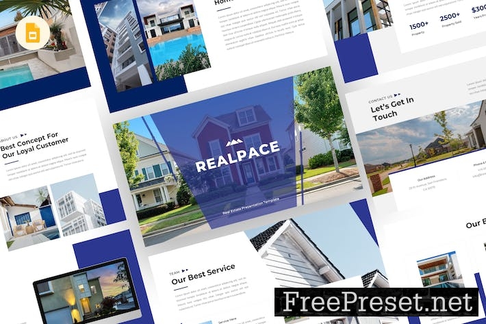 Realplace - Real Estate Google Slides Template