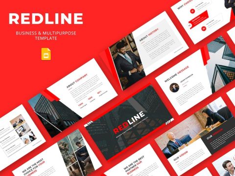 REDLINE - Multipurpose Business Google Slide 7D2RR9U