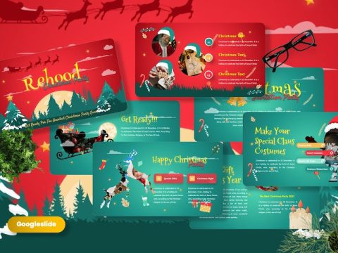 Rehood - Christmas Party Googleslide Template EN82XFK