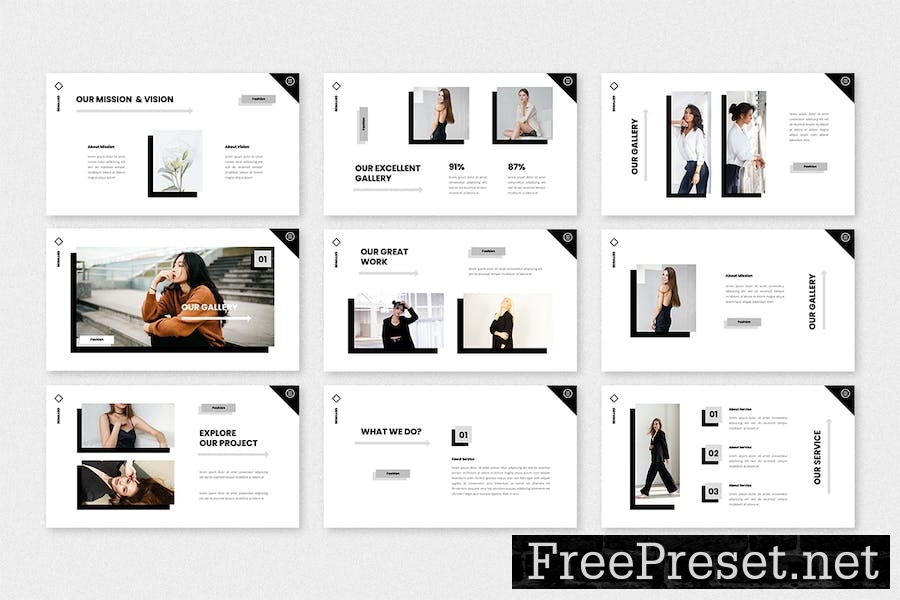 Reinhard - Fashion Google Slides Template CTXMPCD