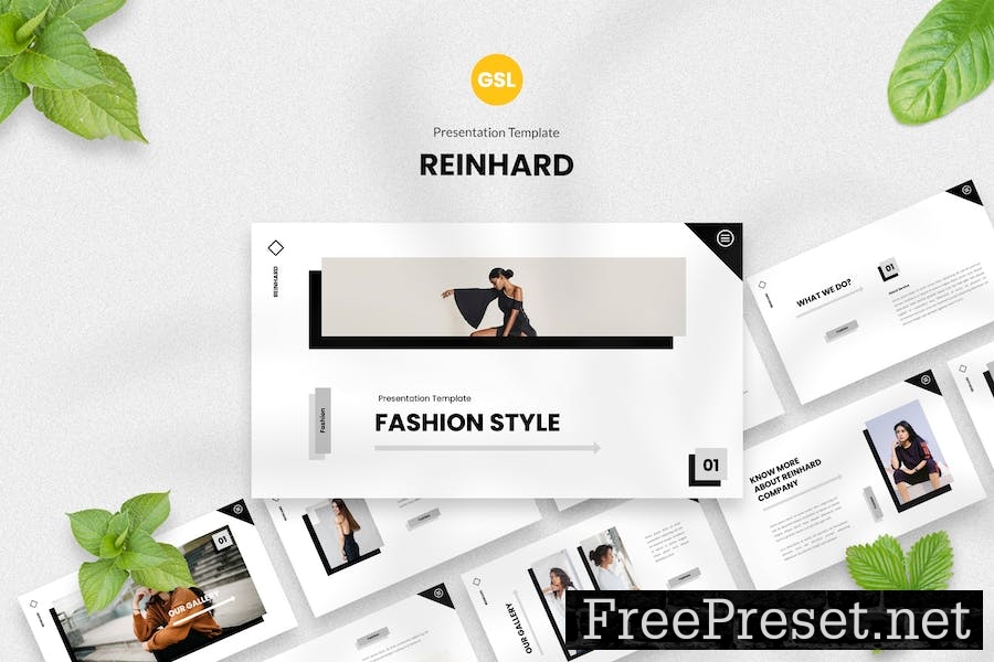 Reinhard - Fashion Google Slides Template CTXMPCD