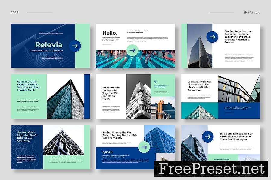 Relevia - Multipurpose Google Slides Template XU6FY9Y