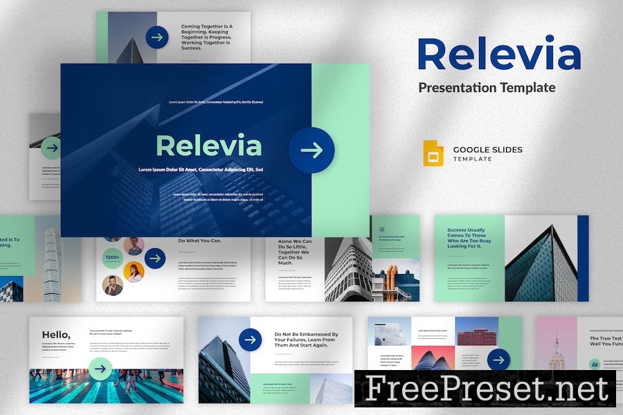 Relevia - Multipurpose Google Slides Template XU6FY9Y