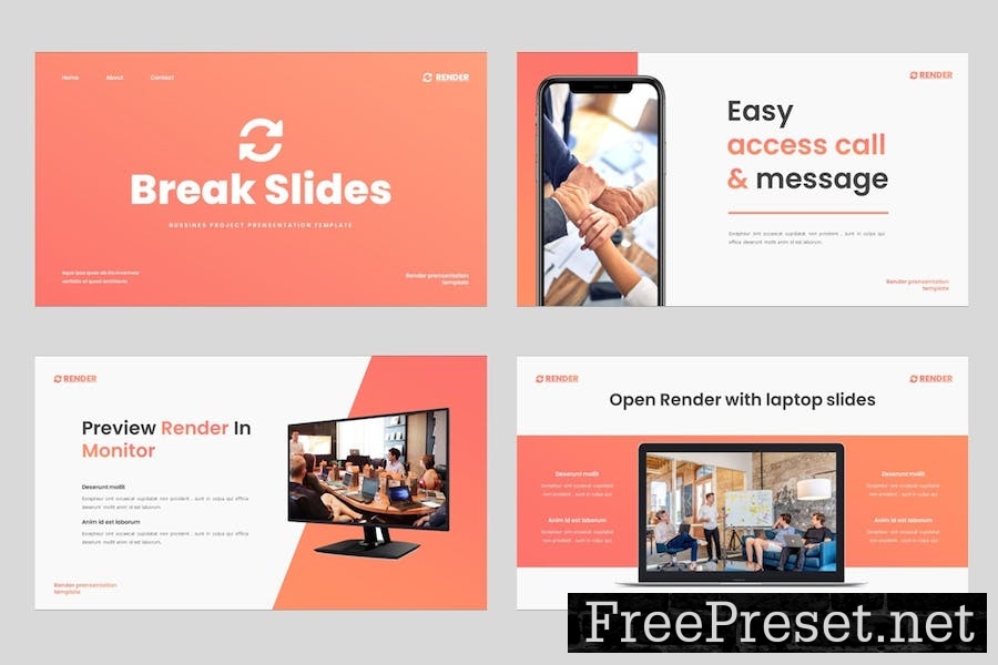 Render - Business Project Google Slides Template H5WL9J5