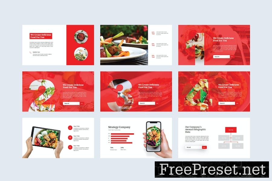 Restaurant - Google Slide Template JY6JPUC