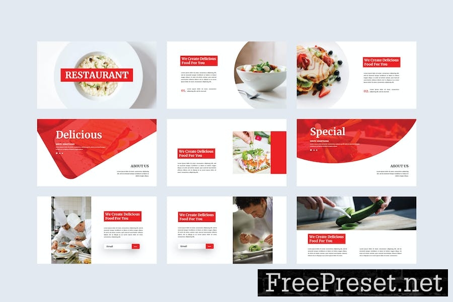 Restaurant - Google Slide Template JY6JPUC