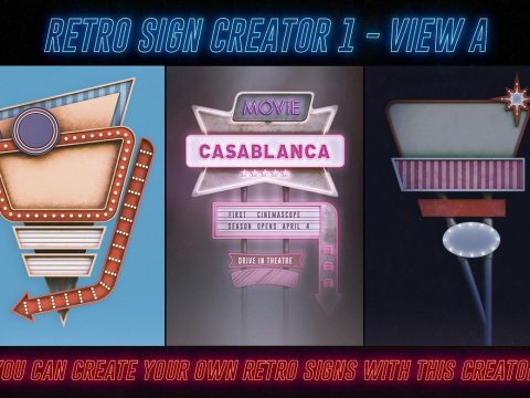 Retro Sign Creator - Front View 8452682