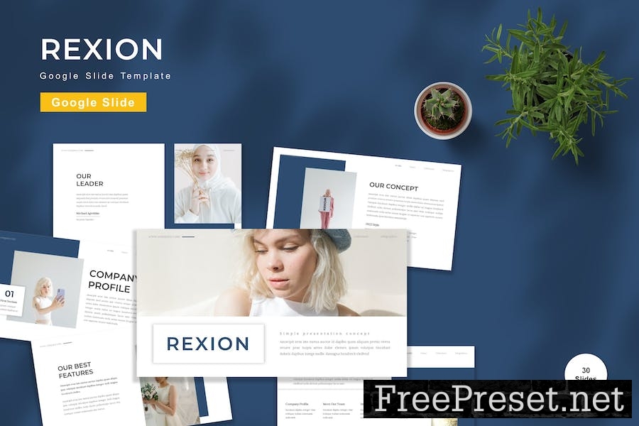 Rexion - Google Slide Template ZXXYXTU