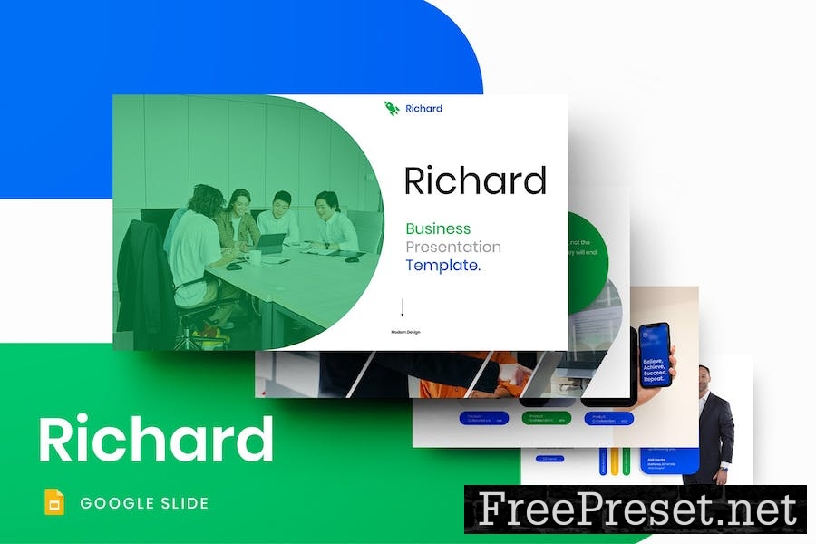 Richard - Business Google Slide Template J4PGZ8B