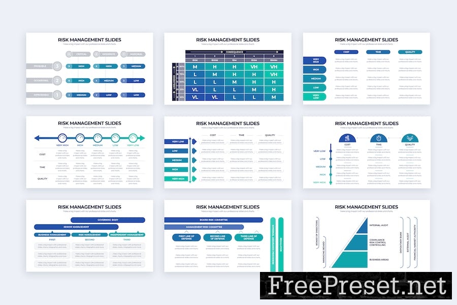 Risk Management Google Slides Infographics JBJAZBC