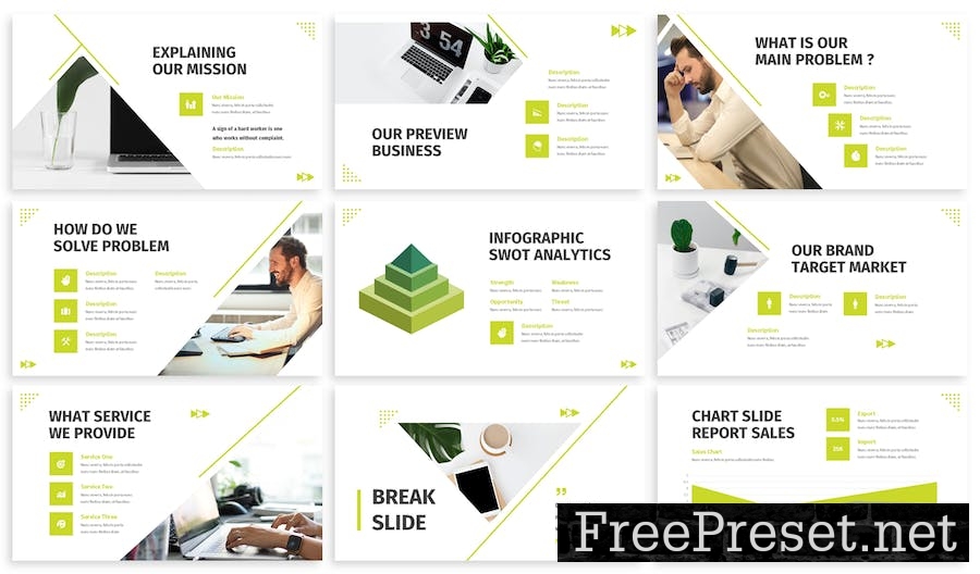 Rixi - Business Google Slide Template GDN8TE3