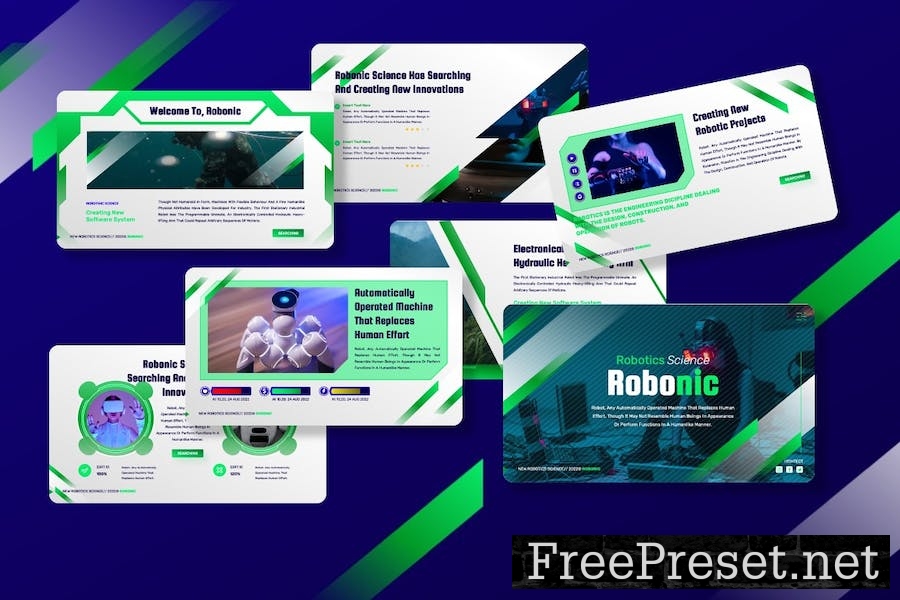 Robonic - Robotics Googleslide Templates 3Z3WHPF