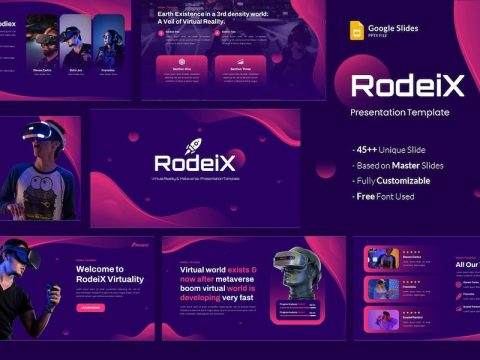 Rodeix - Virtual Reality & Metaverse Google Slides 3Z54YZZ