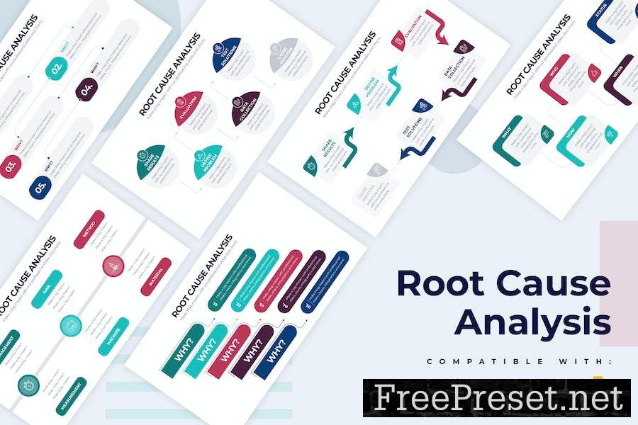 Root Cause Analysis Google Slides Infographics HAKK8E5