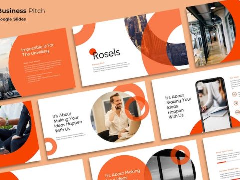 Rosels - Business Pitch Google Slides JPEY5T4