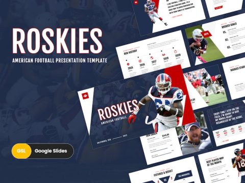 Roskies - American Football Google Slides Template GWX4UFJ