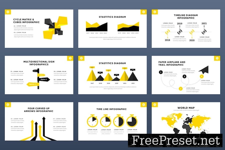 Rosunle Minimalism Tropical Google Slides Template