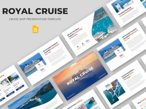 Royal Cruise - Cruise Ship Google Slide Template 5JWMBFP