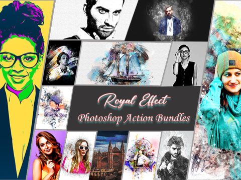 Royal Effect Photoshop Action Bundle 10284894