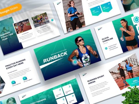 Runback - Running Athletic Sport Google Slides U7BNP36