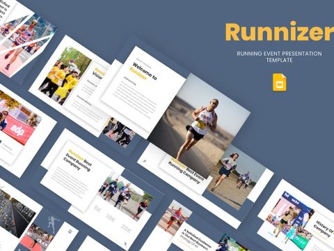 Runnizer - Running Event Google Slide Template LEGETN8