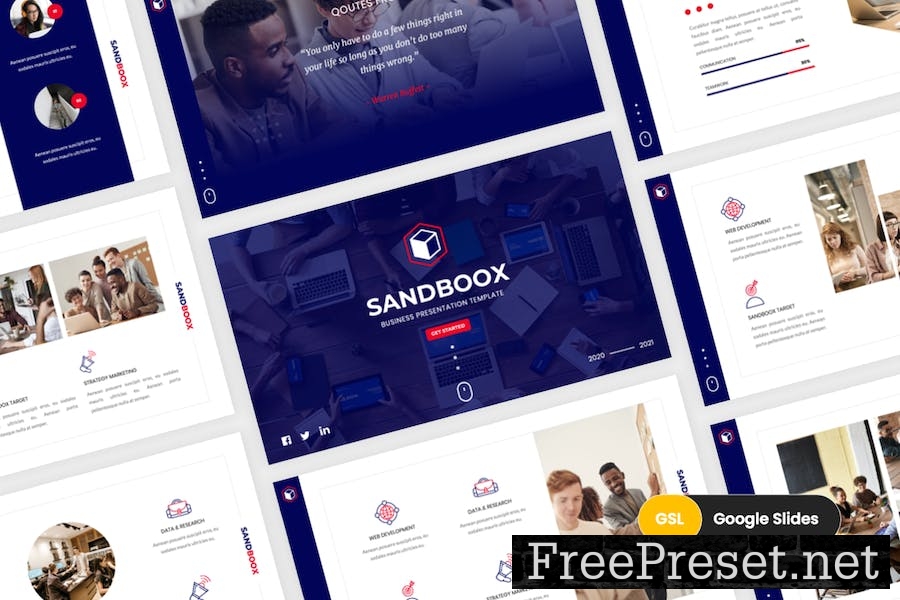 Sandboox - Business Google Slides Template CFZZCMX