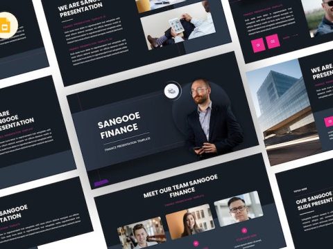 Sangooe - Finance Google Slides Template DSL838L