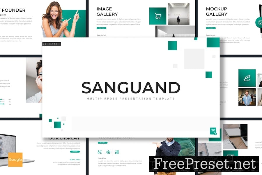 Sanguand - Business Google Slides Template C9JFU5A