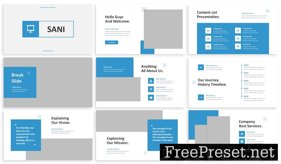 Sani - Business Google Slide Template PTD3JKM