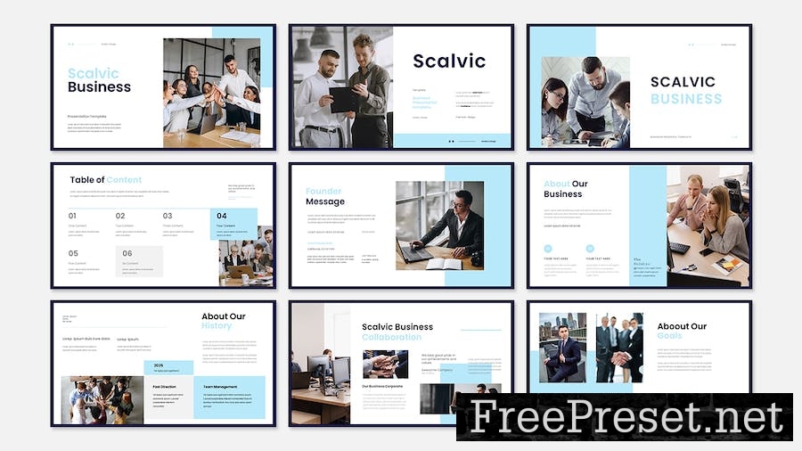 Scalvic - Business Presentation Google Slide S4CEDGK