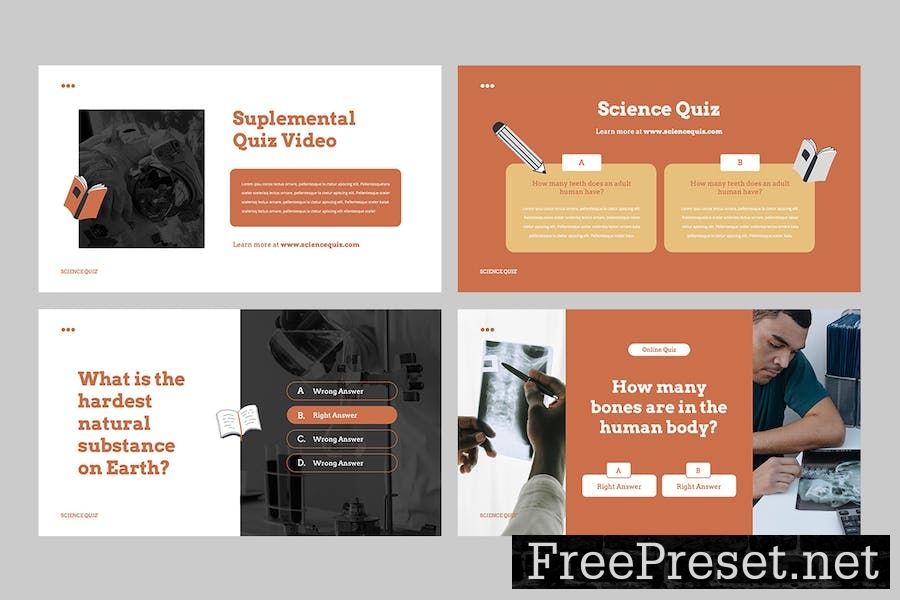 SCIENCE - Education Quiz Google Slides 7FJ47GH