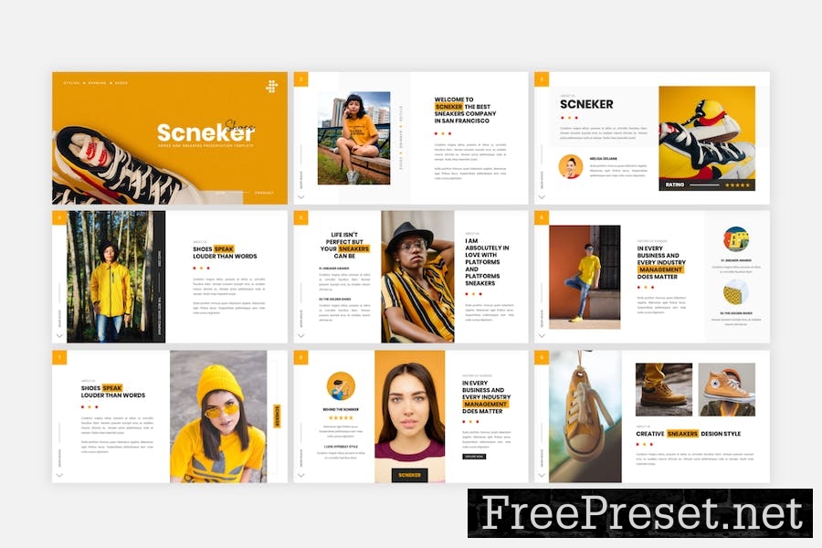 Scneker - Shoes And Sneakers Google Slides 3YPPFVP