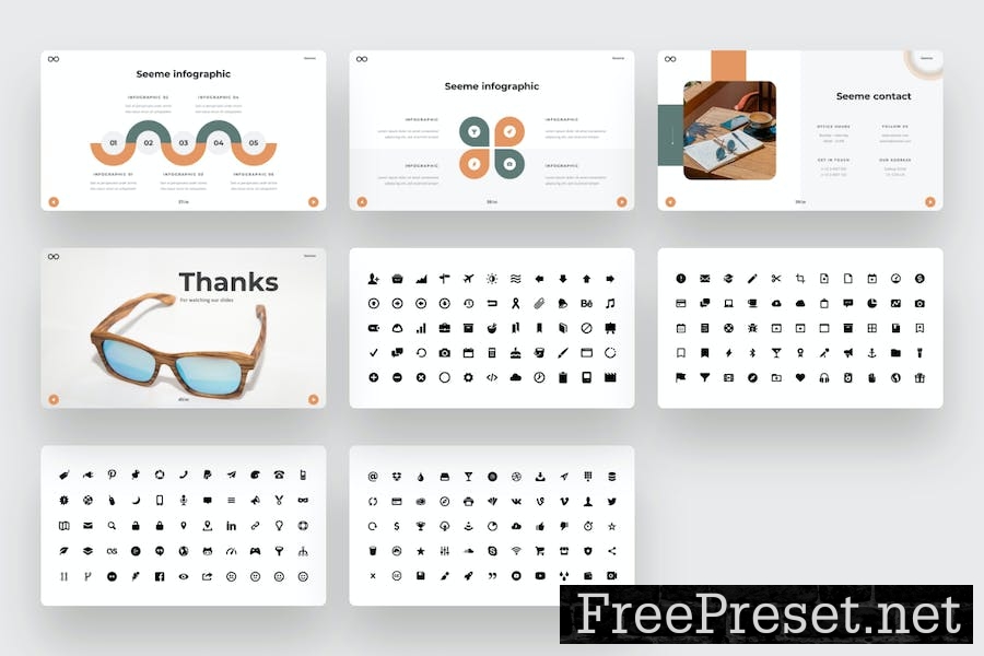 Seeme- Glasses Google Slides Template PKGDC5R