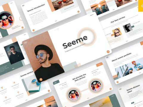 Seeme- Glasses Google Slides Template PKGDC5R