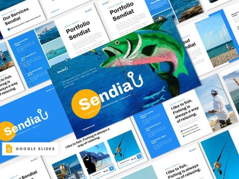 Sendiat - Fishing Club Google Slides Template Y2RTZ7T