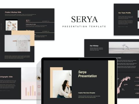 Serya : Creative Pale Keynote Template NC55G4B